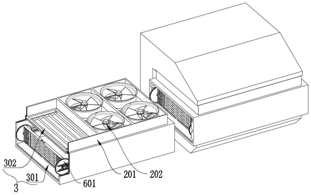 Multi-stage drying device for LED production