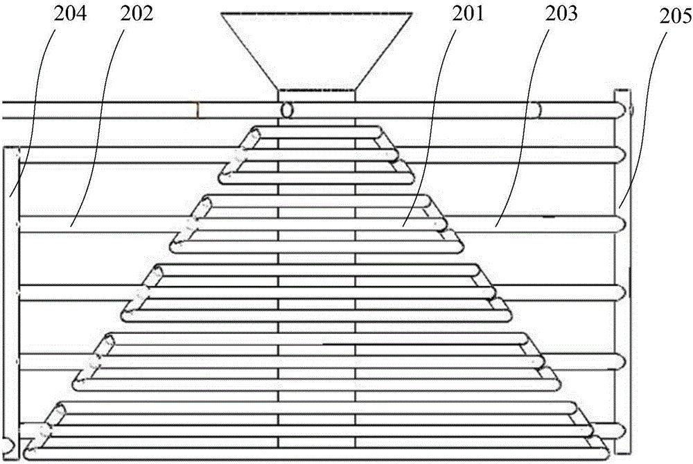 Column type and pyramid-tube type coupled photoproduction reactor, application and culture method