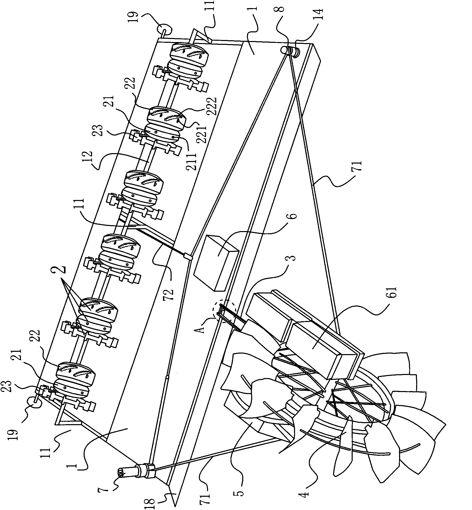 Remote control paddy direct seeding machine