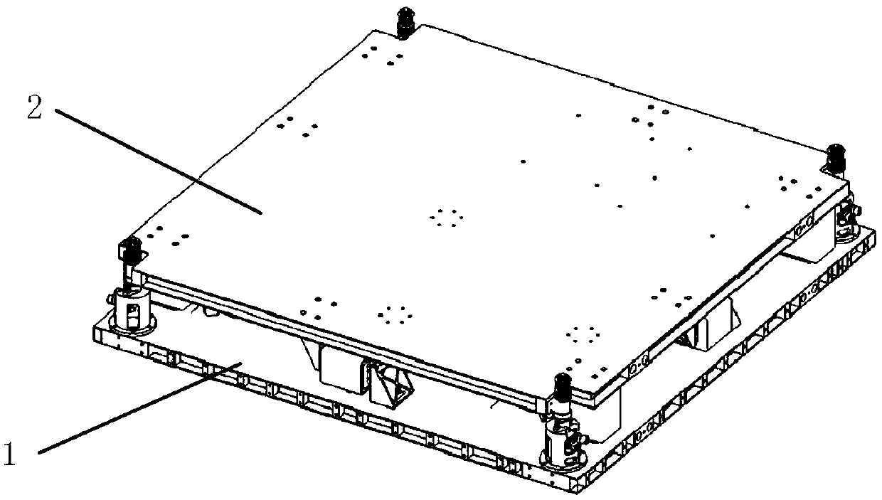 Satellite inter-module connection method under over-constrained conditions