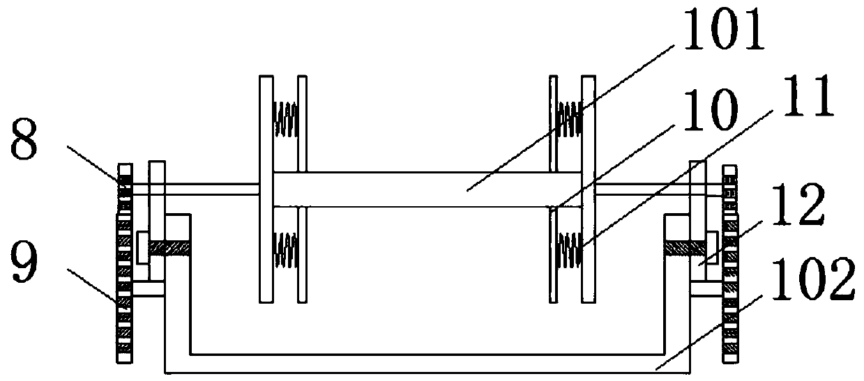 Thermal conductivity film rewinding device