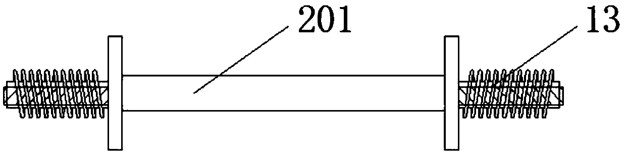 Thermal conductivity film rewinding device