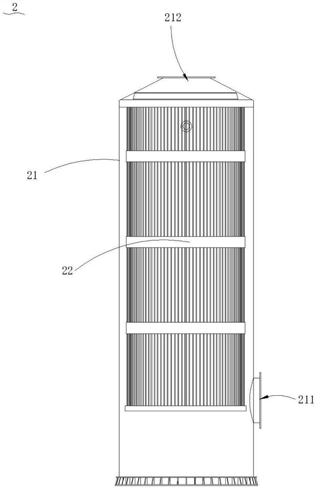 Energy-saving and environment-friendly waste incineration flue gas treatment equipment