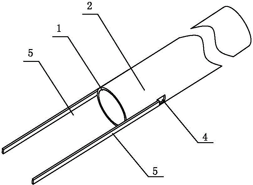 Integrated heating device of electronic cigarette atomizer