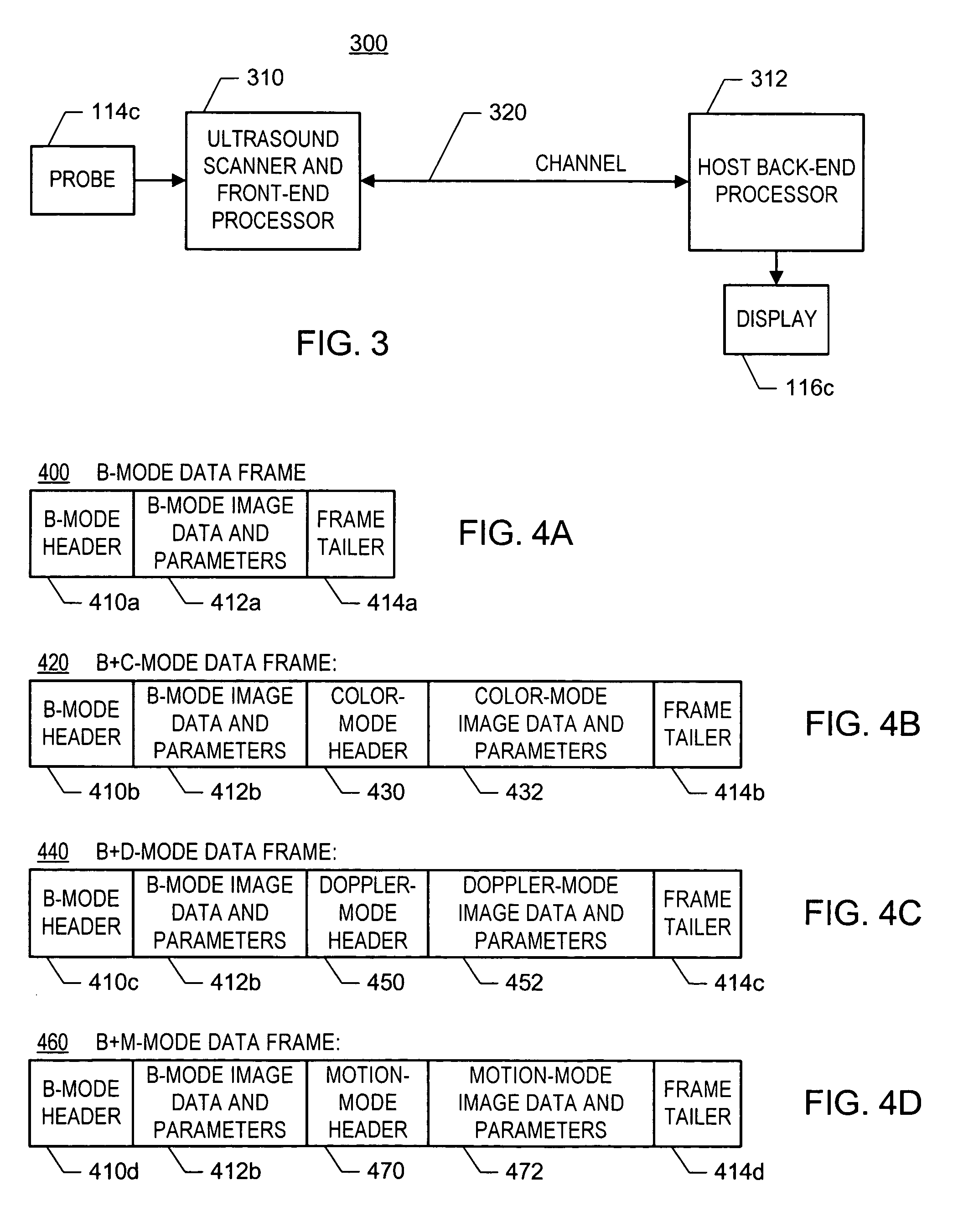 System and method for medical imaging with robust mode switching via serial channel