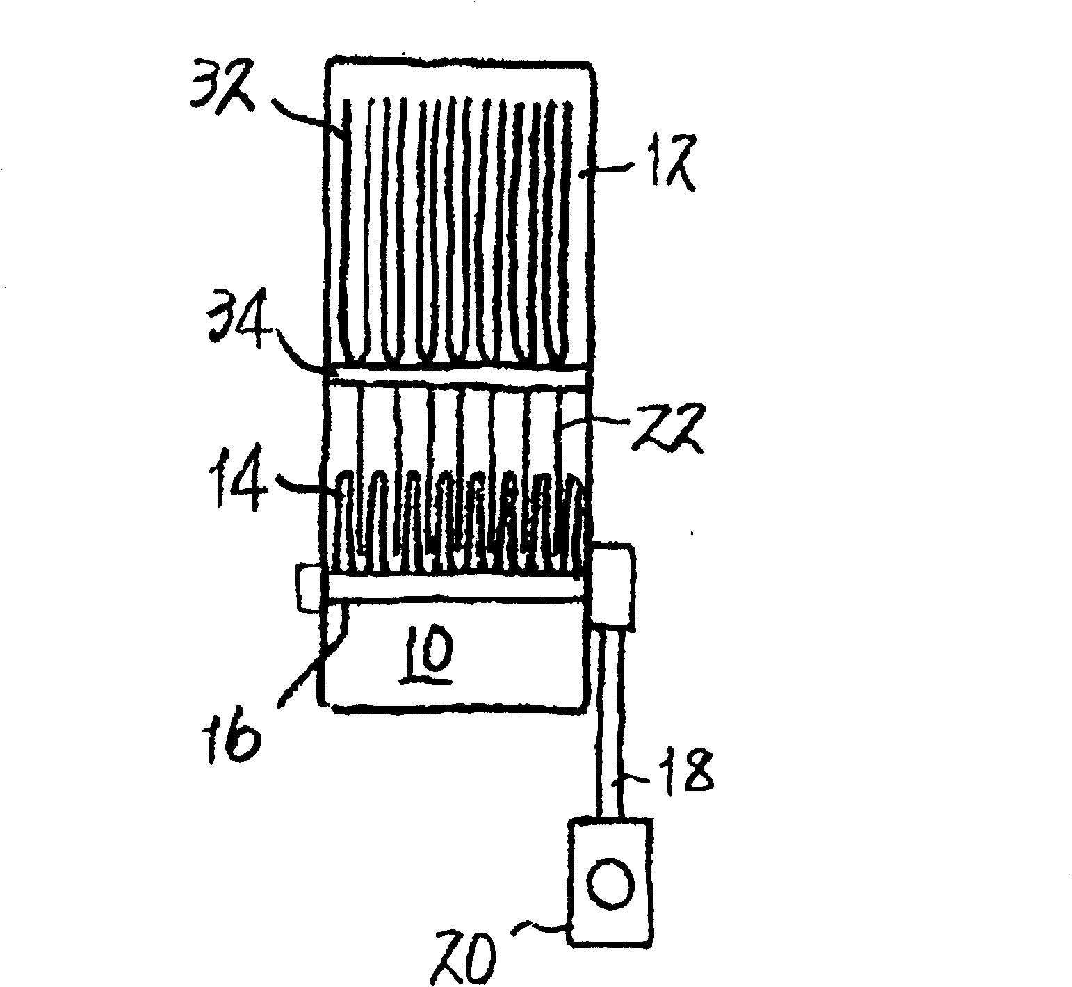 Hydrogen oxygen mixed gas burner