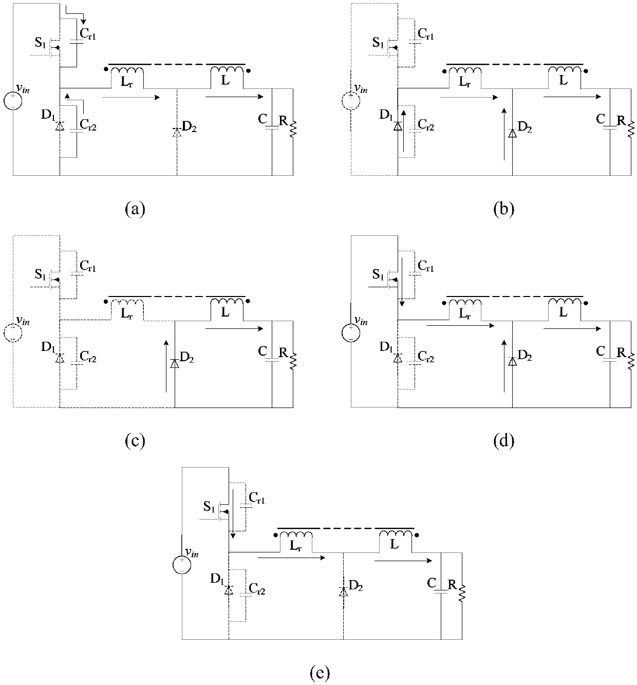 Zero-current zero-voltage soft-switching Buck converter