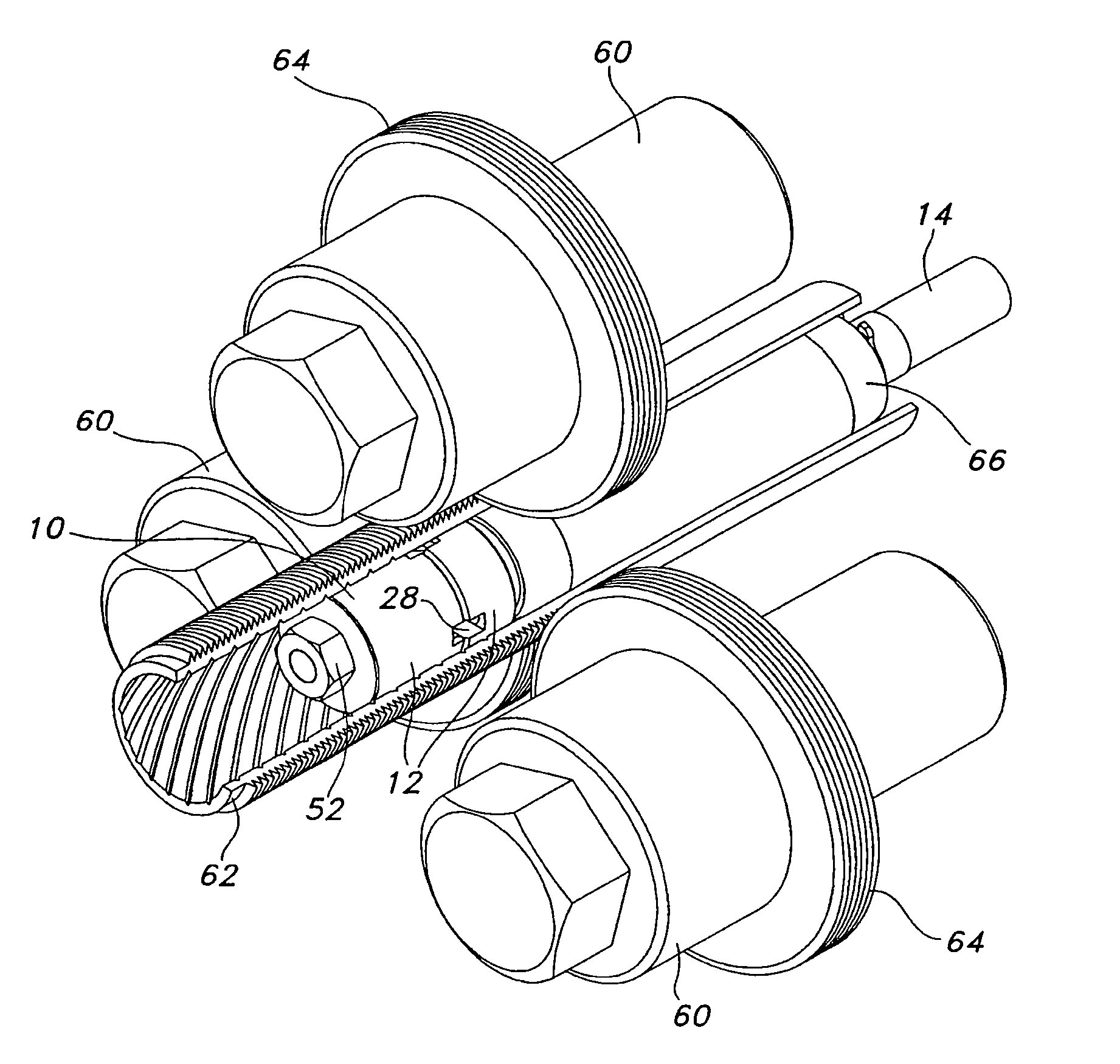 Retractable finning tool and method of using