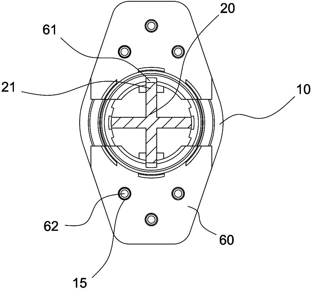 Needle base assembly rotating and retracting structure of safety injector