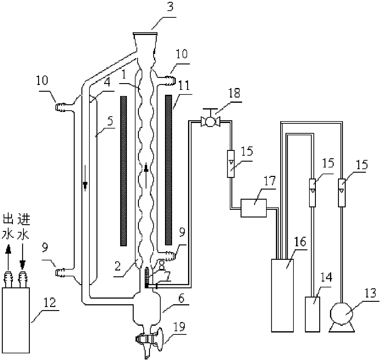 Light organism reaction device and application