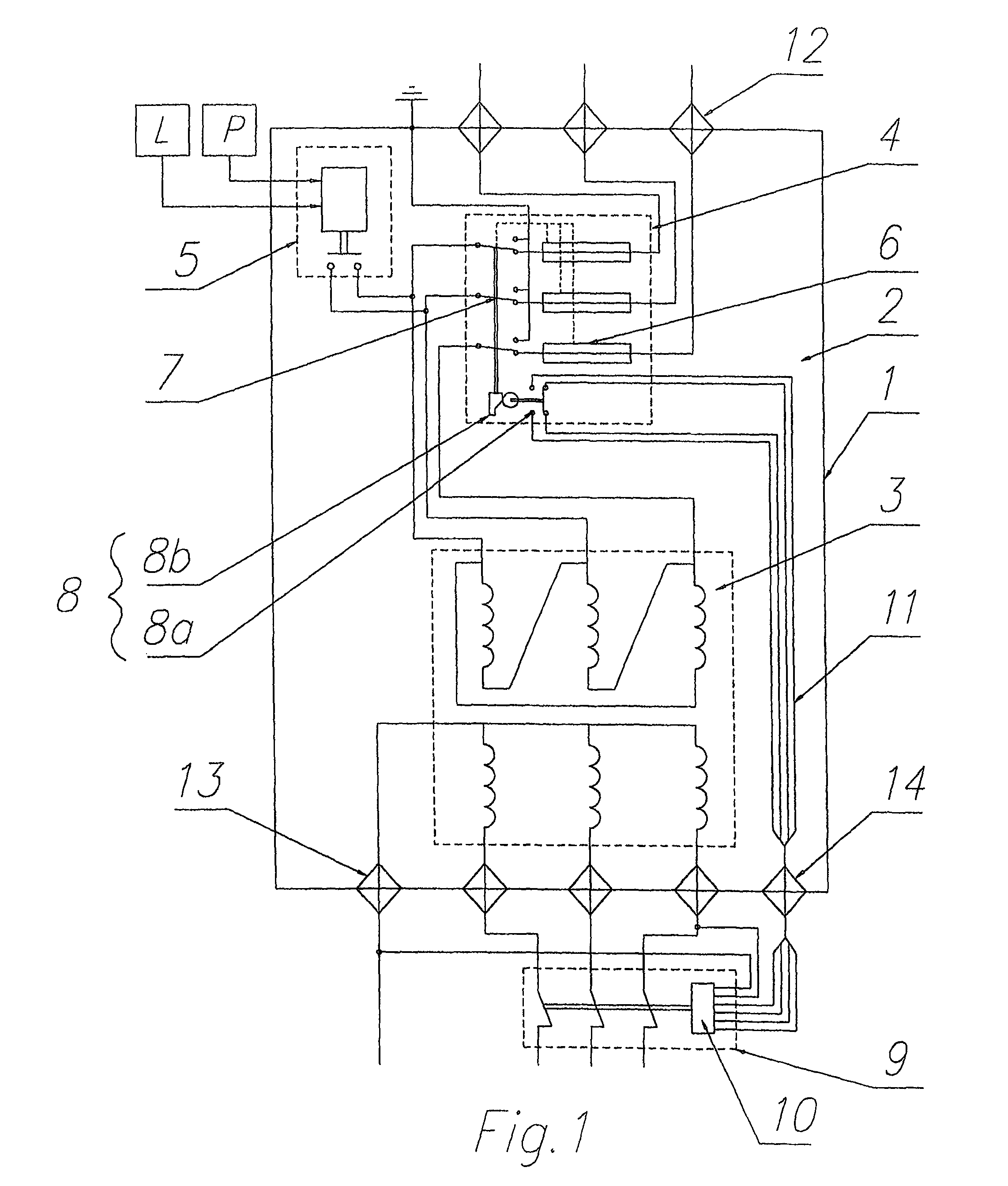 Disconnector for distribution transformers with dielectric liquid