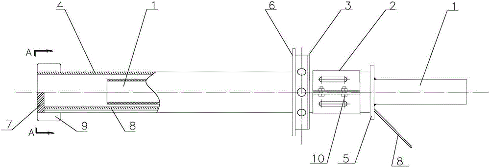 A kind of mixed gas oven burner device