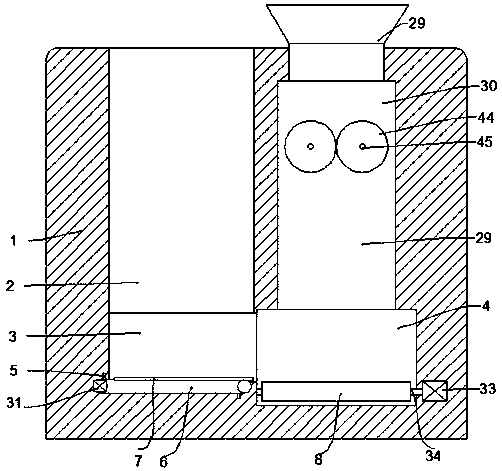 Continuous processing equipment for disposable meal boxes