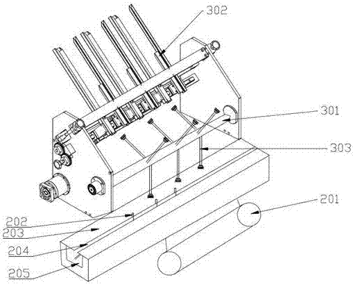 Tray opening and conveying process