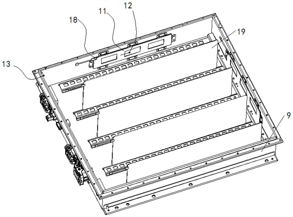 Battery heating device and heating method