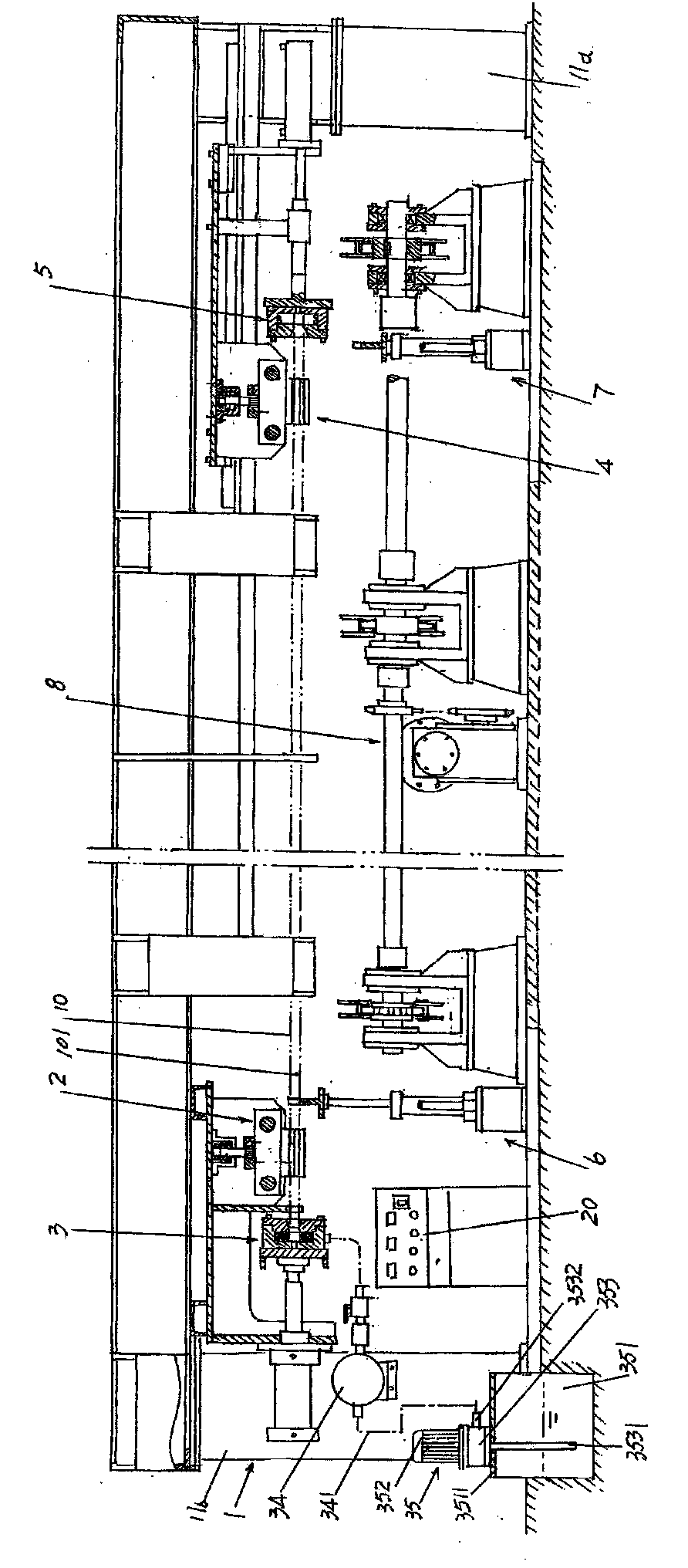 Steel pipe water pressure detection device with automatic steel pipe clamping function