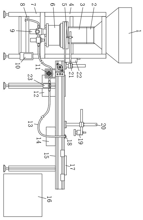 Material detection device and method