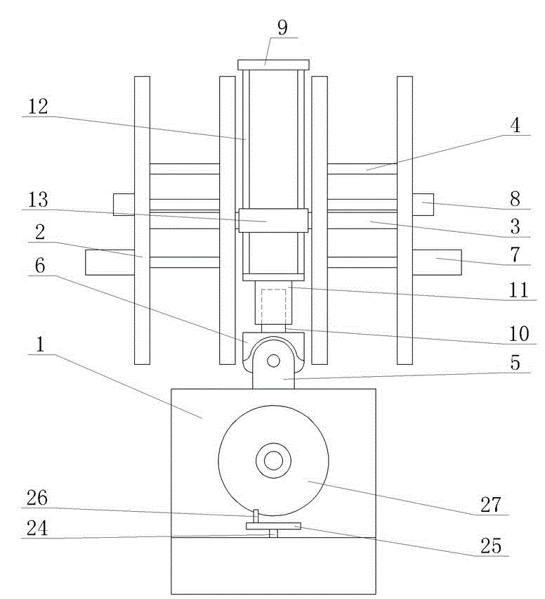 Measuring and pay-off device special for electric transmission line rod tower ground resistor