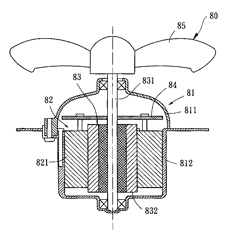 Inner rotor type radiator fan