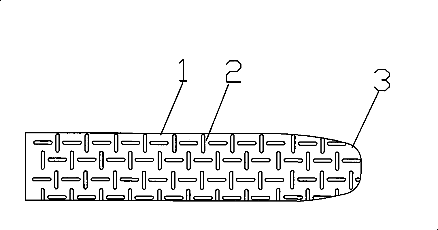 Netted skin-grafting perforating mold