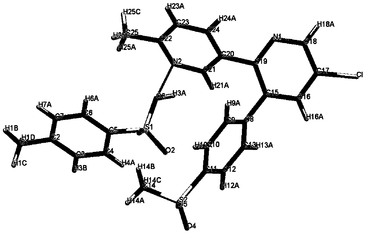 Novel crystal form of salts prepared from etoricoxib and p-toluene sulfonic acid and preparation method thereof