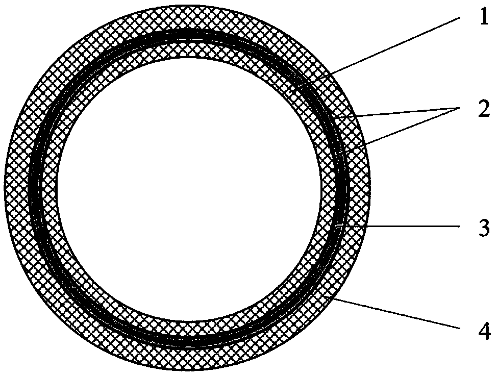 Accident-resistant fuel core cladding tube and preparation method thereof