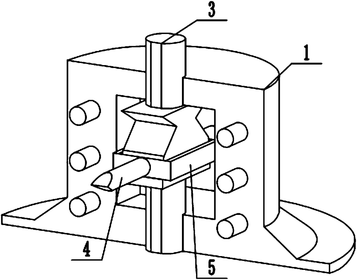 Device solving problems of adsorption difficulty of nut for PCB and tin invasion in internal threads