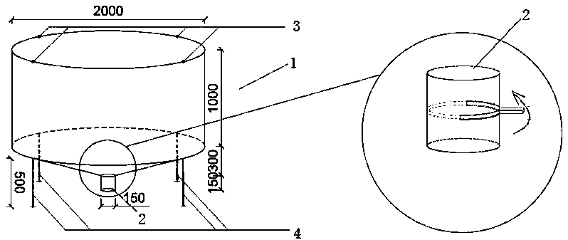 Concrete pouring process suitable for offshore building construction