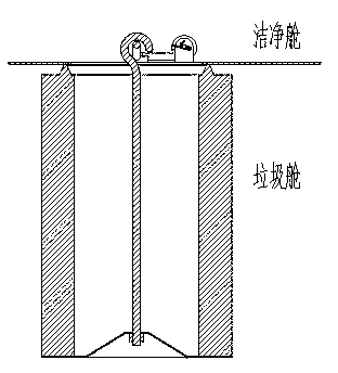 Device for fixing filter cartridge of efficient sweeping vehicle