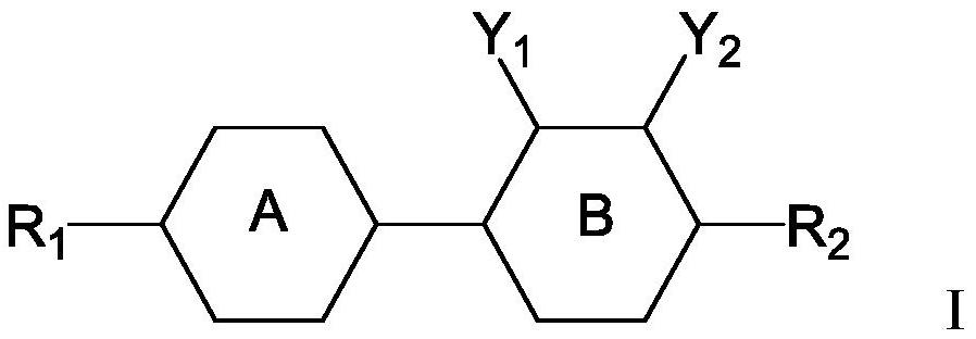 Negative liquid crystal composition and application