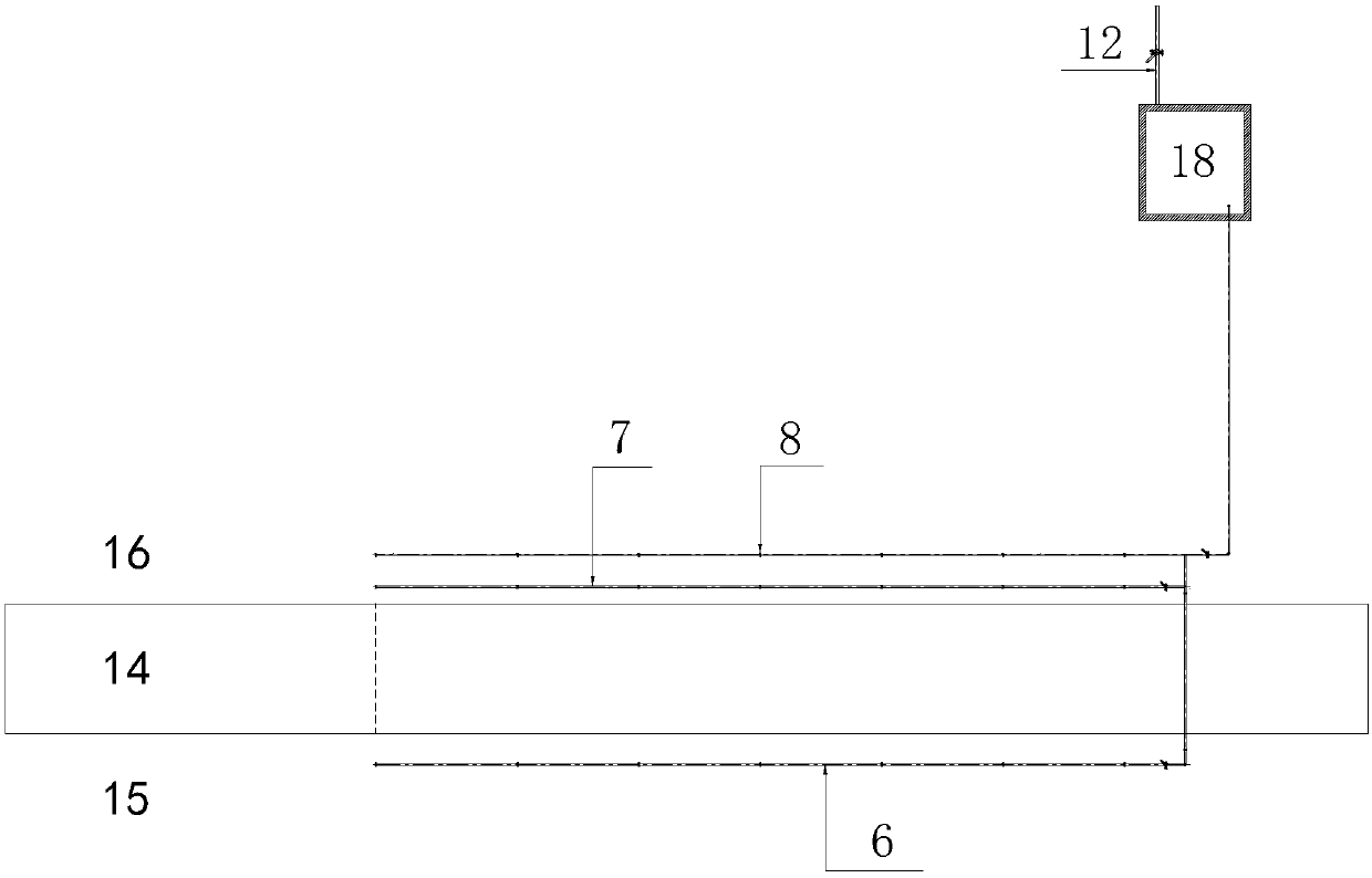 Automatic phenol water discharging device in kiln