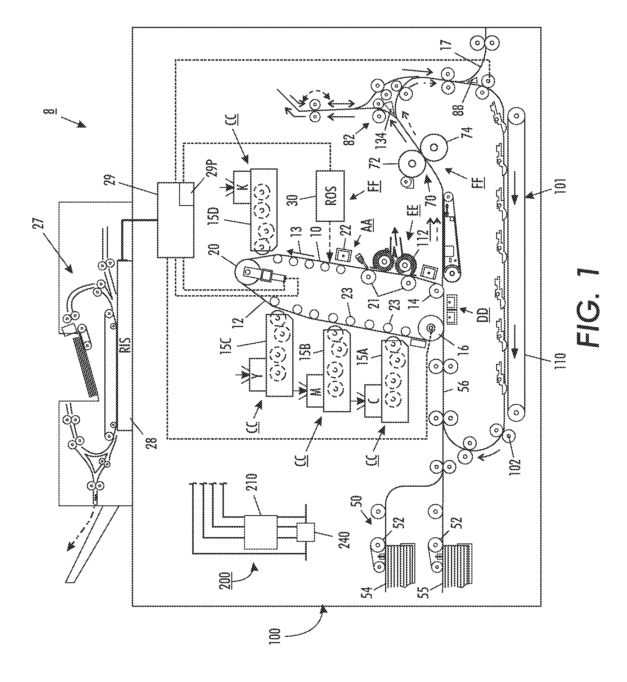 Carrier replenishment and image mottle reduction system