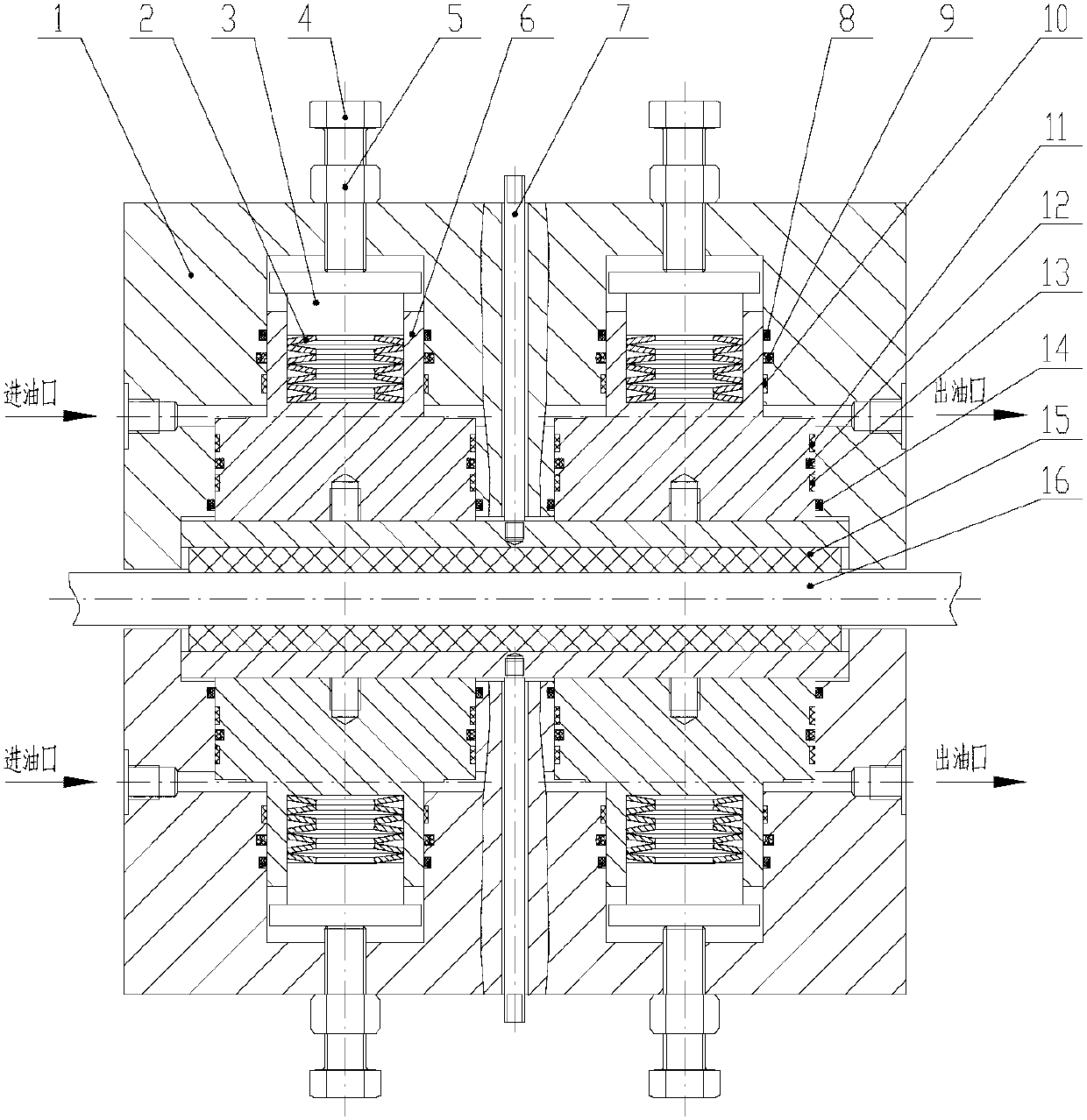 Yaw brake of wind power generation device and controlling method thereof