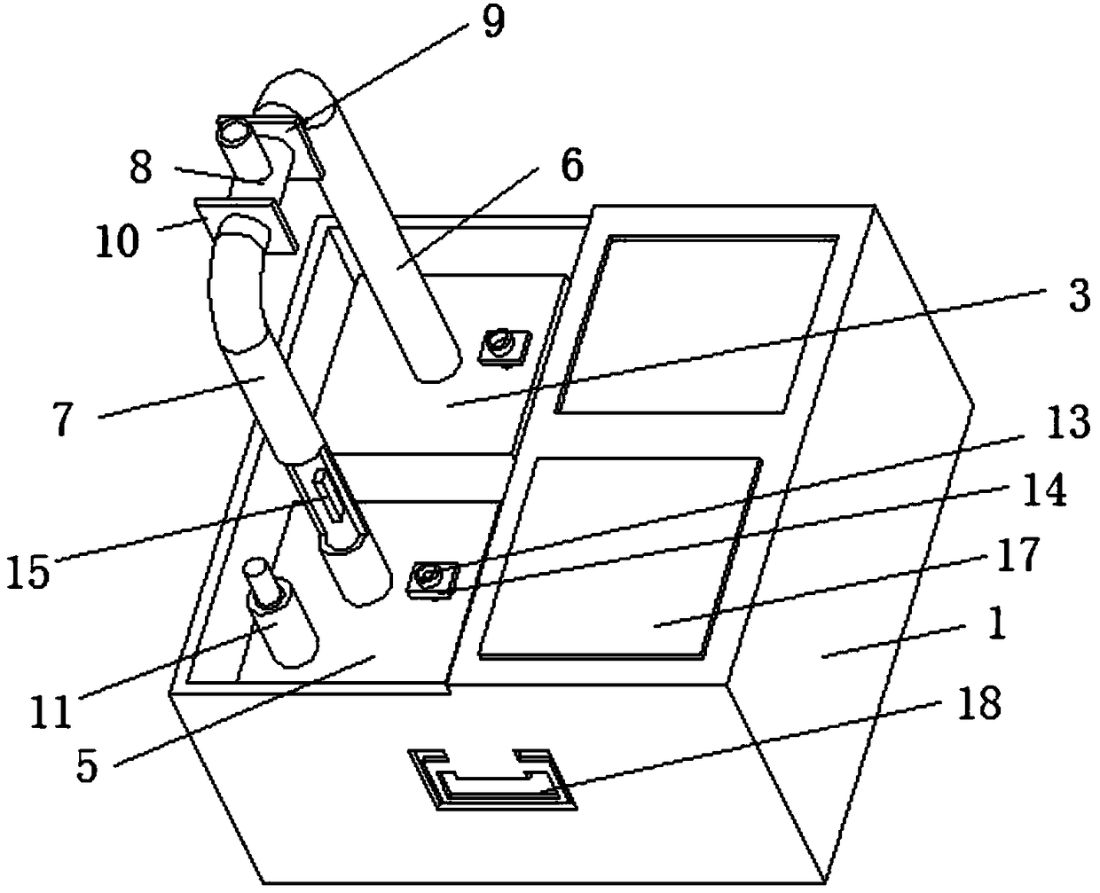 Novel gastroenterological clinical bidirectional-pressure gastric lavage device