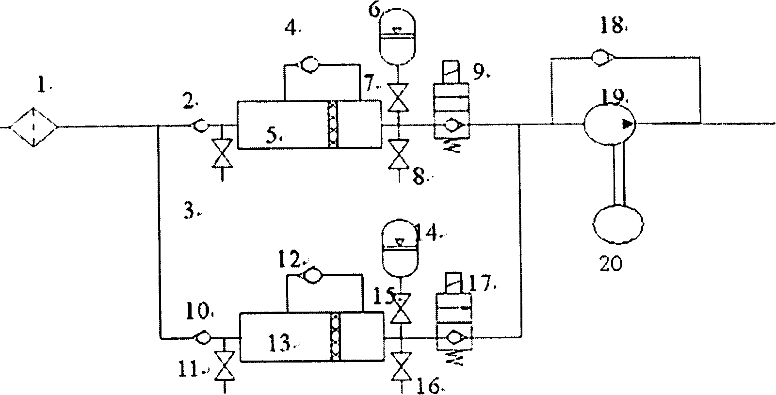 Concentration fidility sampler for deep sea suspended granule and suspended bios