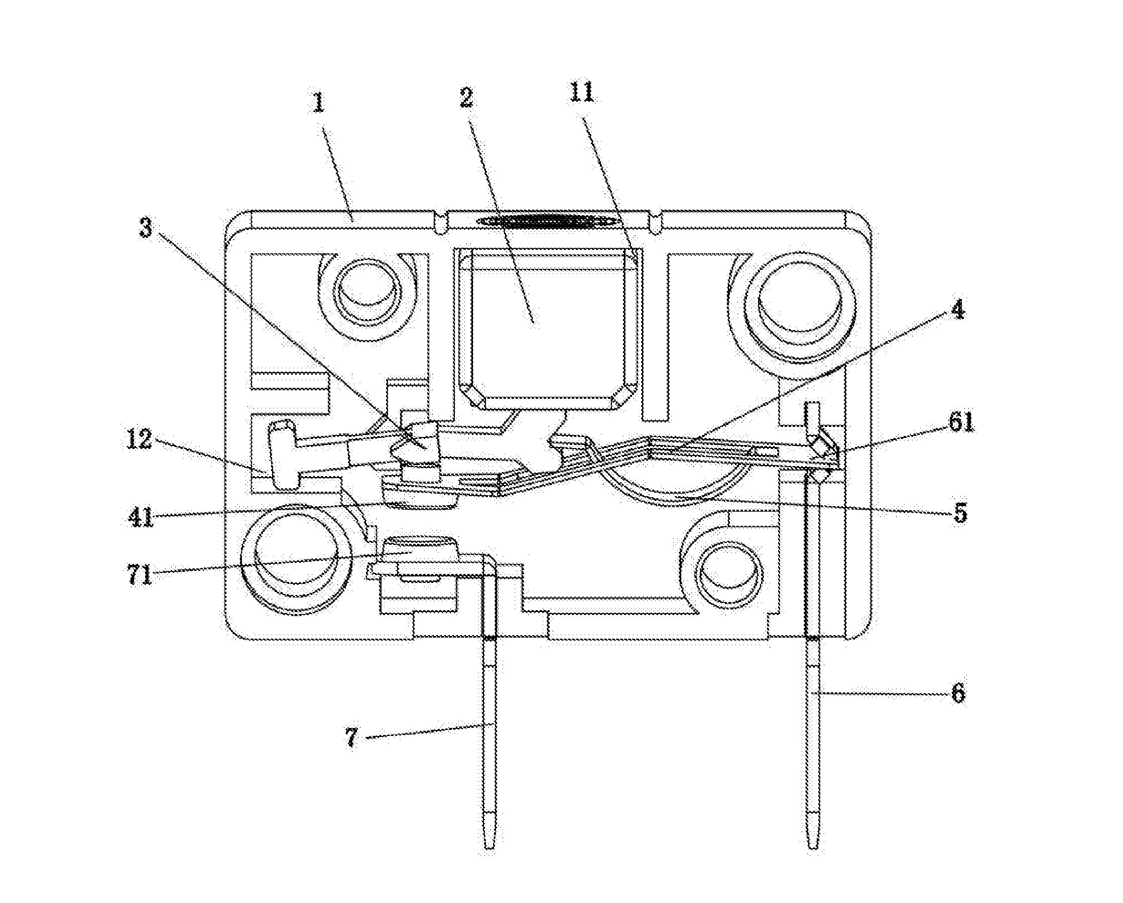 A magnetic proximity switch