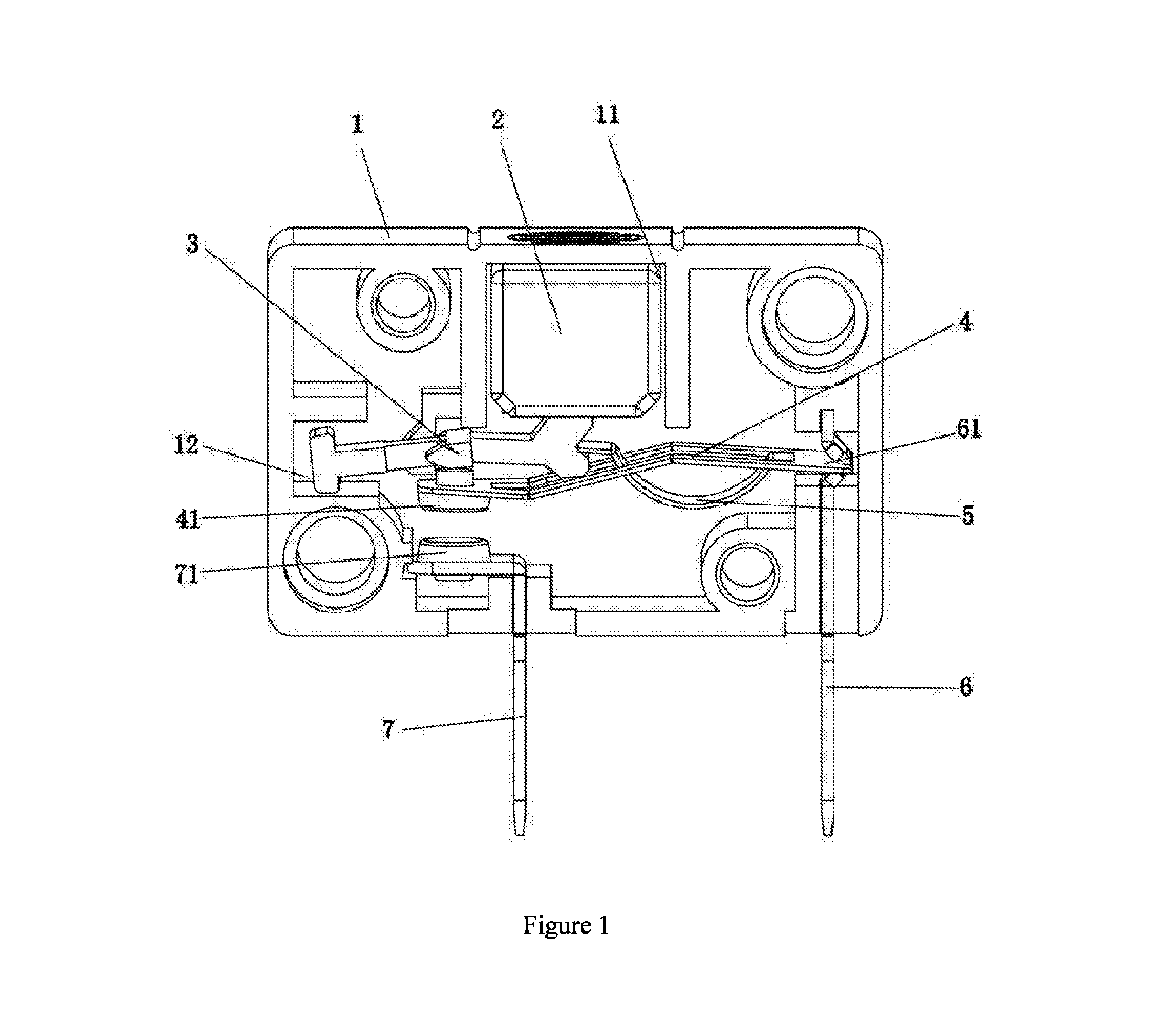 A magnetic proximity switch