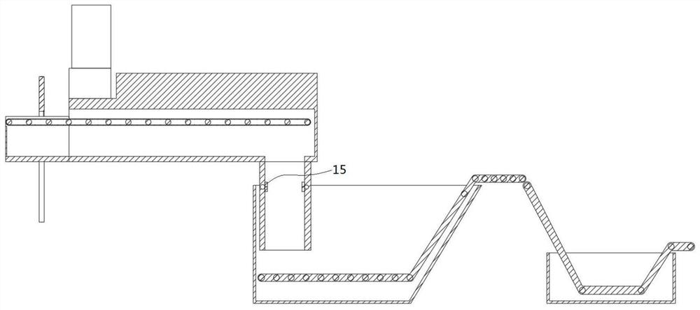 Part quenching cooling line