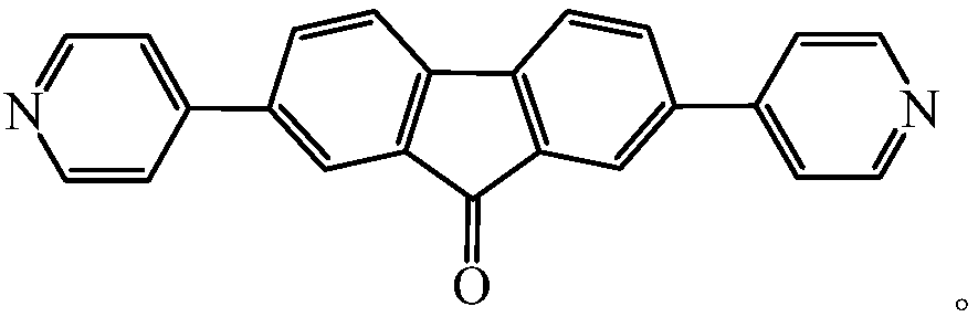 A kind of fluorenone pyridine green fluorescent material