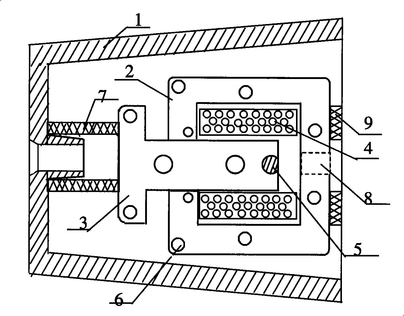 Push electric magnet