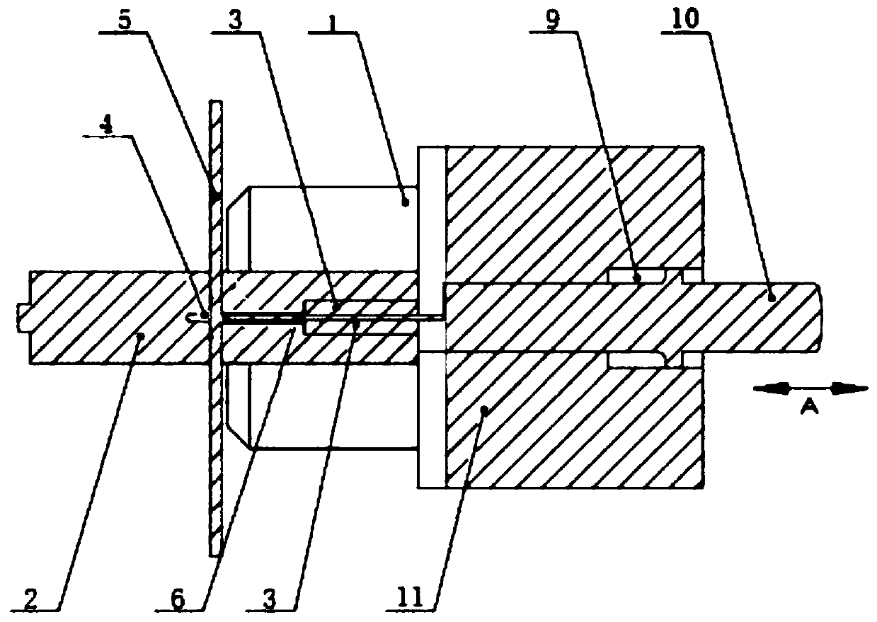 Cutter guide device of filling machine