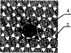 Metal micro-nano structure for improving Raman scattering of molecule