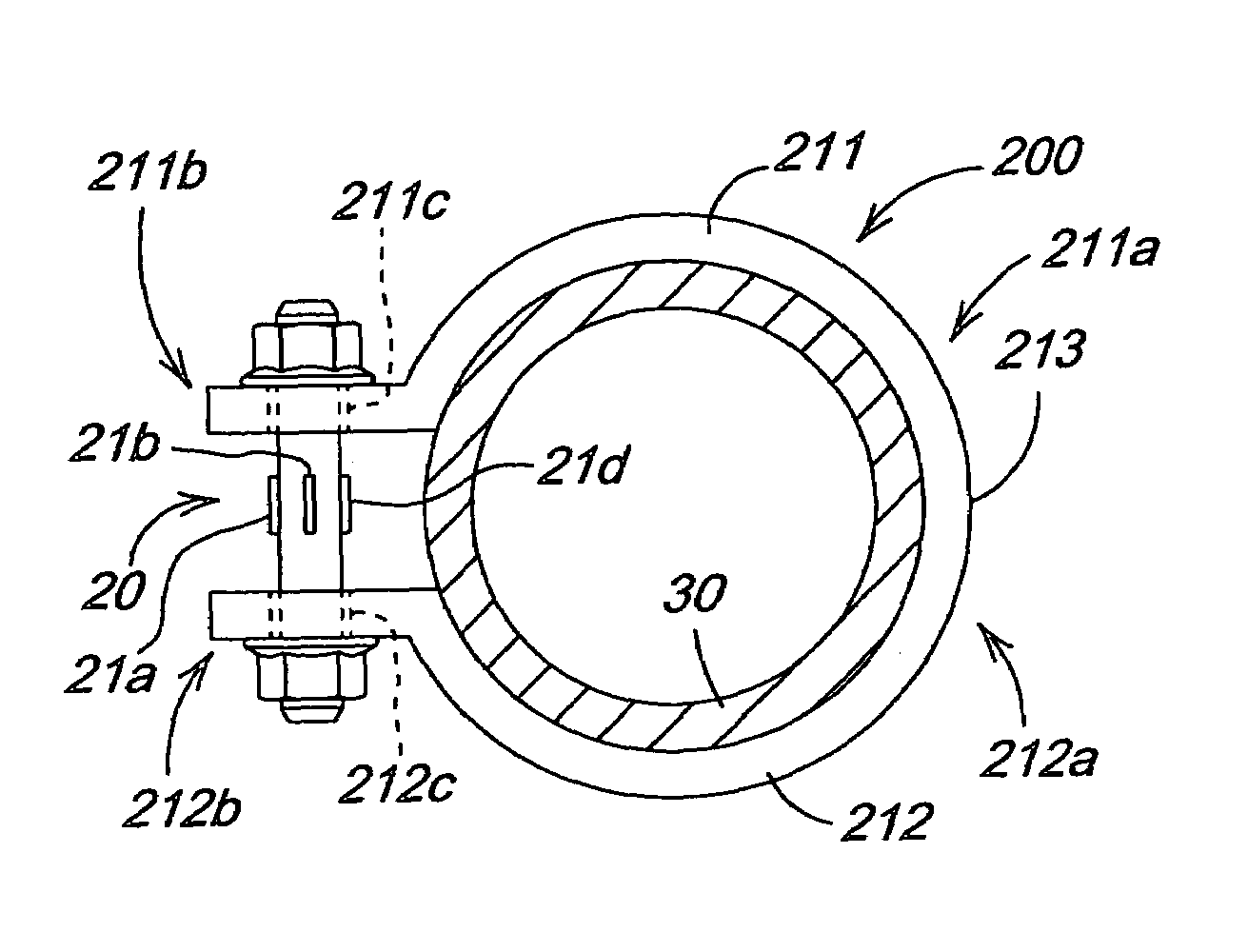 Non-intrusive pressure sensing device