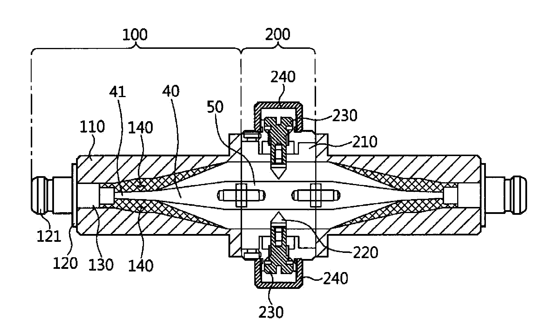 Antenna line protection device