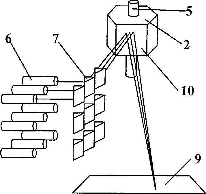 Laser pattern projecting device