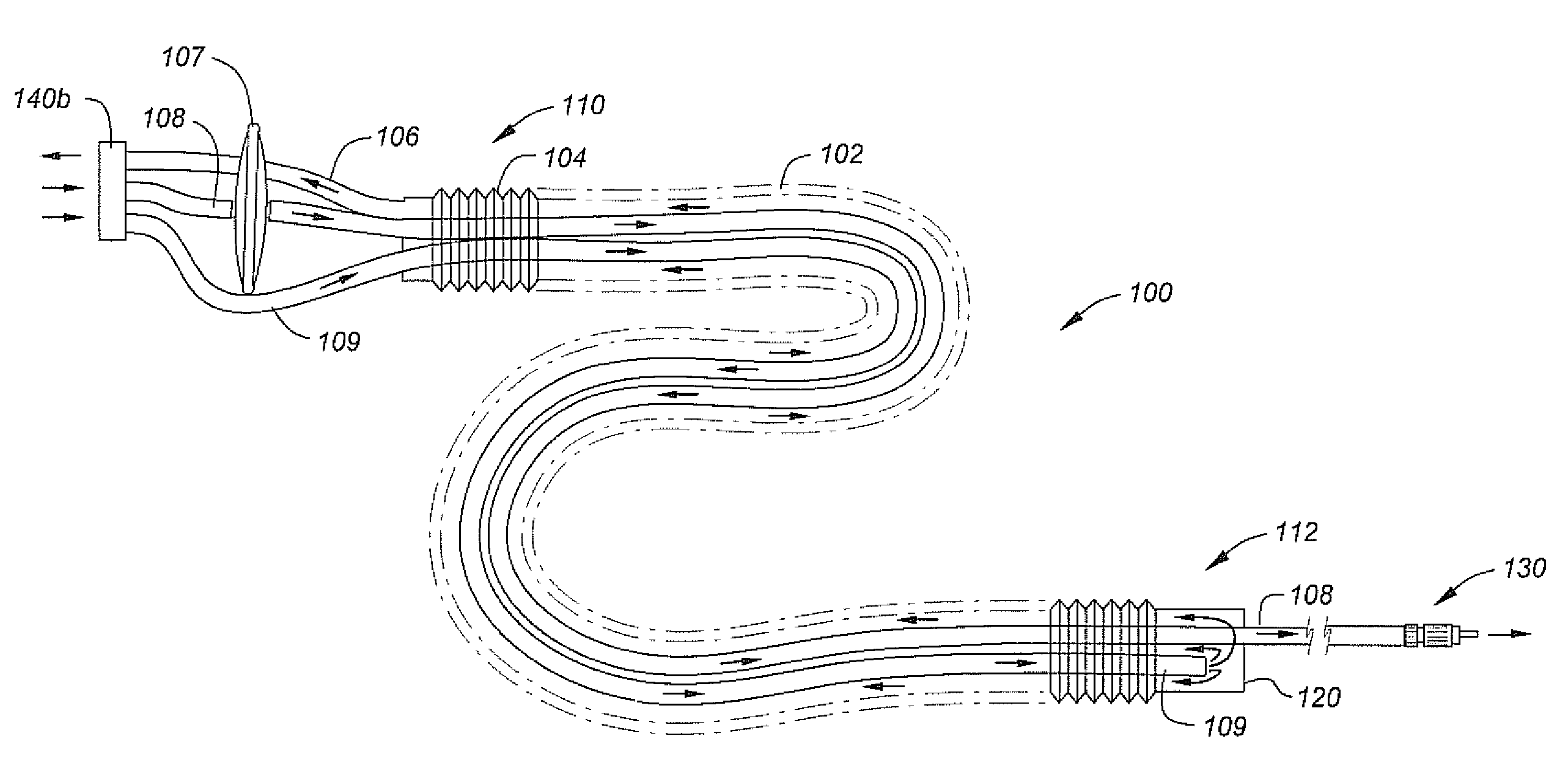 Insufflation gas heater system and tubing for use therewith