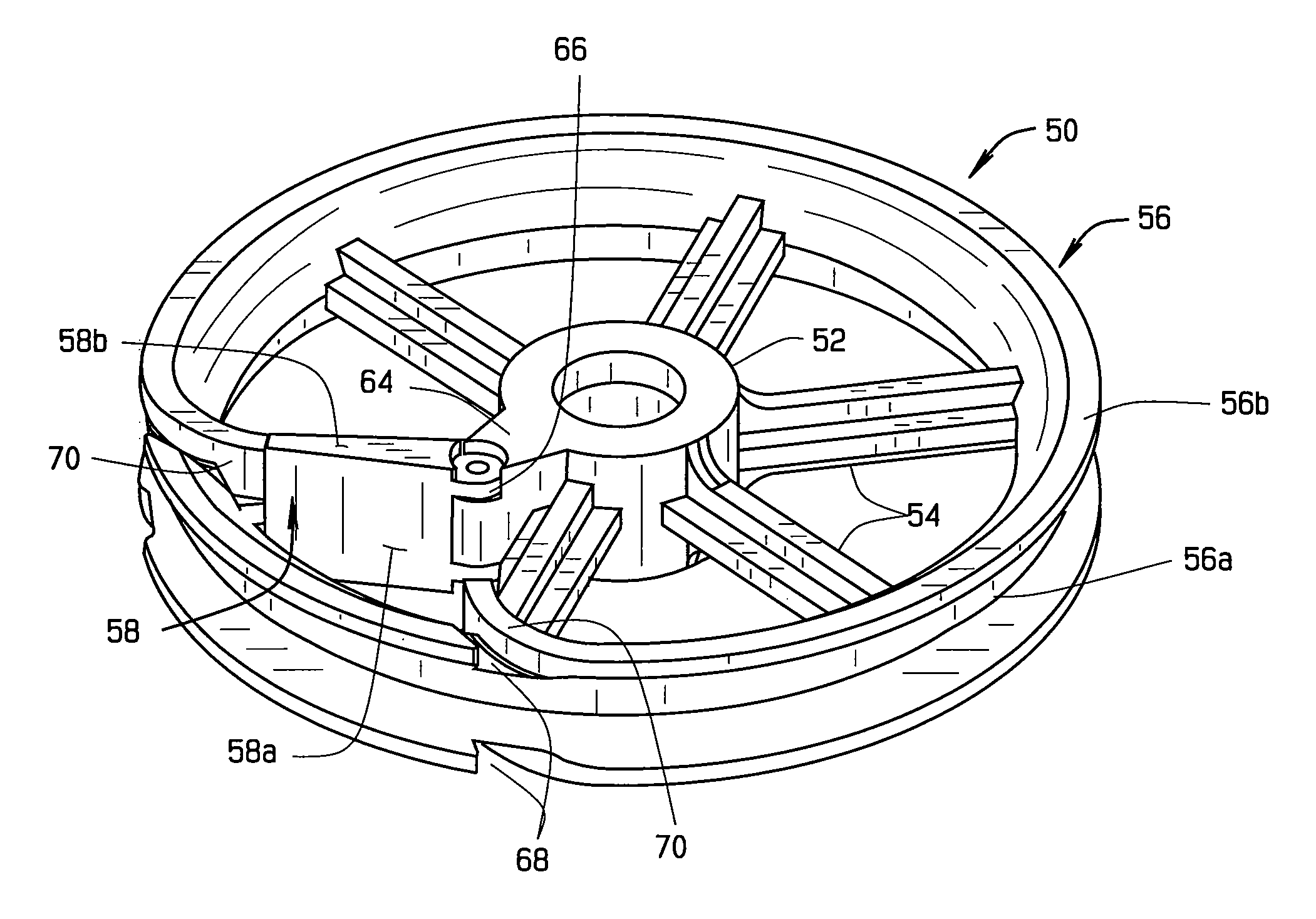 Chain disk conveyor corner housing