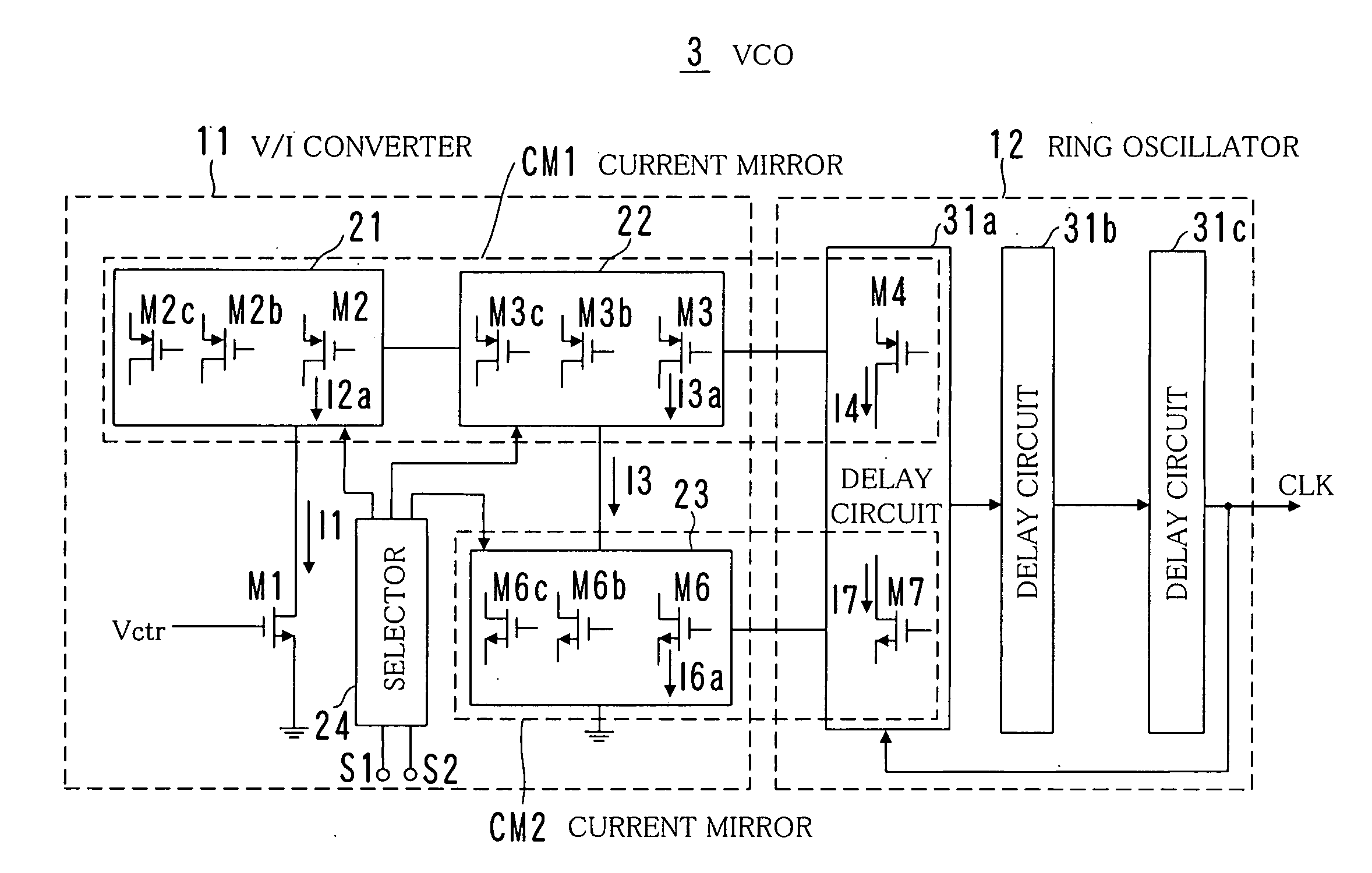 Voltage controlled oscillator circuit