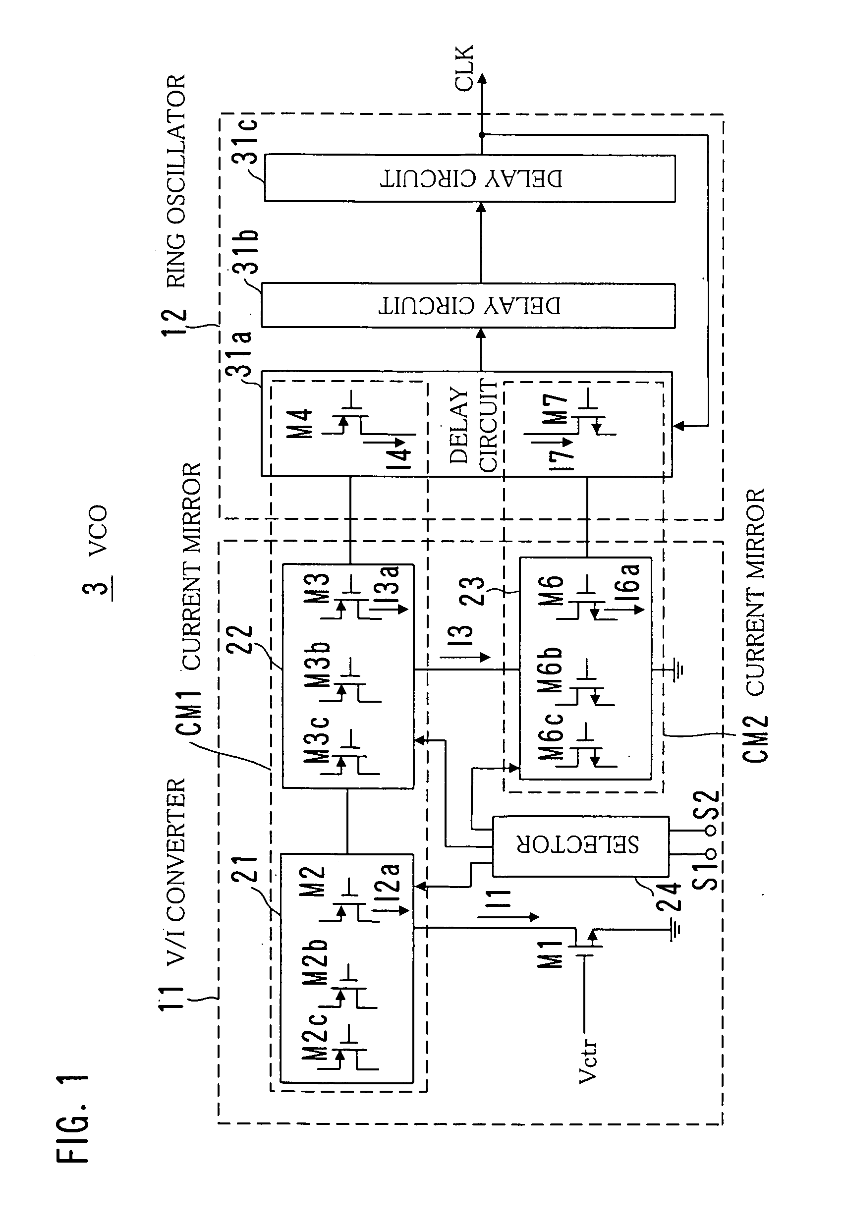 Voltage controlled oscillator circuit