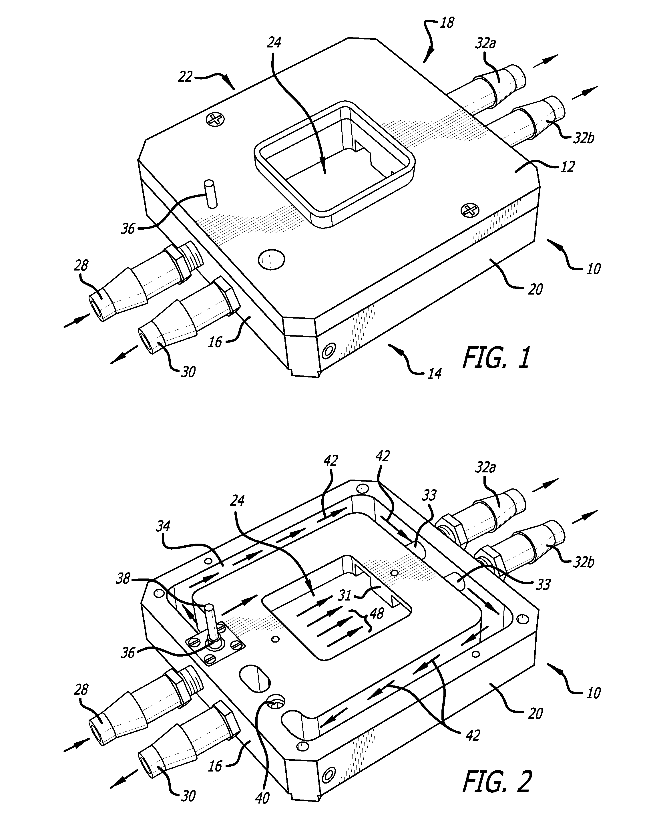 Thermal chamber for IC chip testing